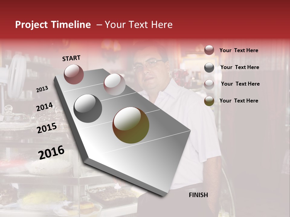 Entrepreneur Proud Middle PowerPoint Template