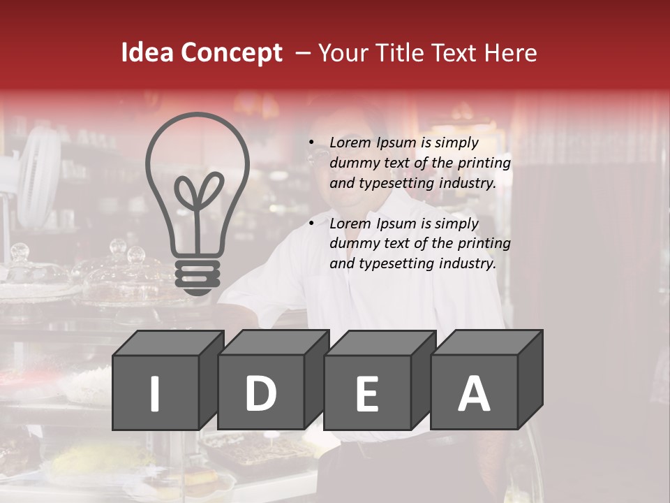 Entrepreneur Proud Middle PowerPoint Template