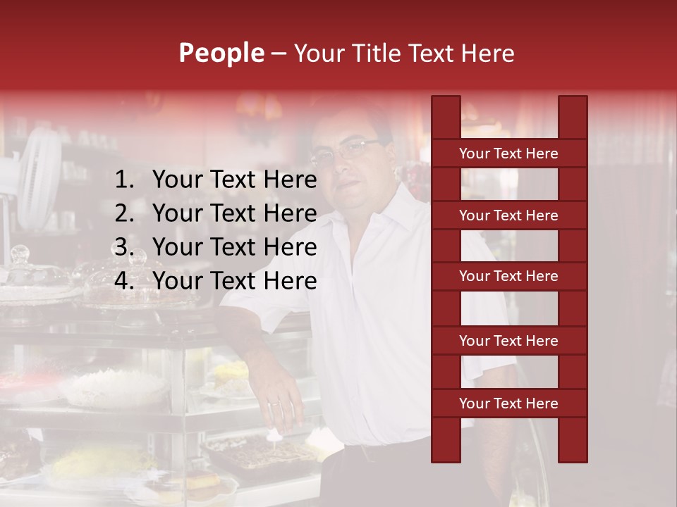 Entrepreneur Proud Middle PowerPoint Template
