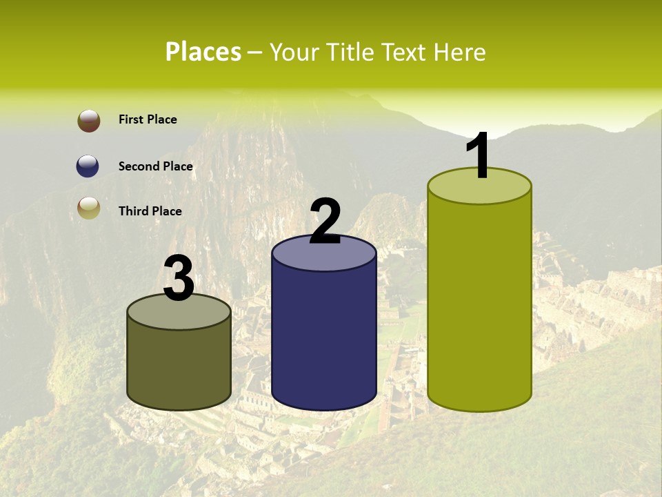 Pichu Andes South America PowerPoint Template