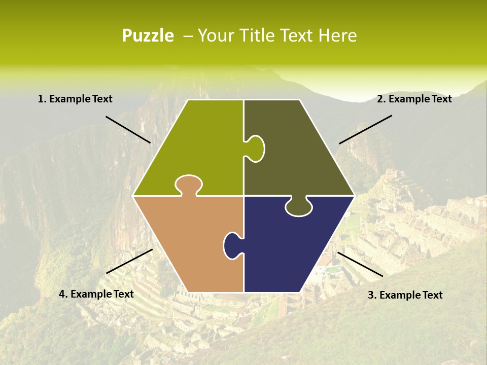 Pichu Andes South America PowerPoint Template