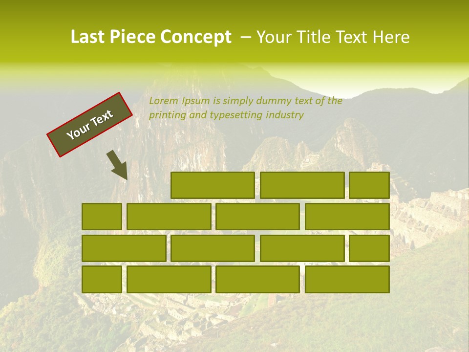 Pichu Andes South America PowerPoint Template
