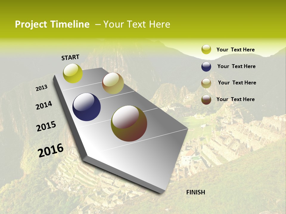 Pichu Andes South America PowerPoint Template