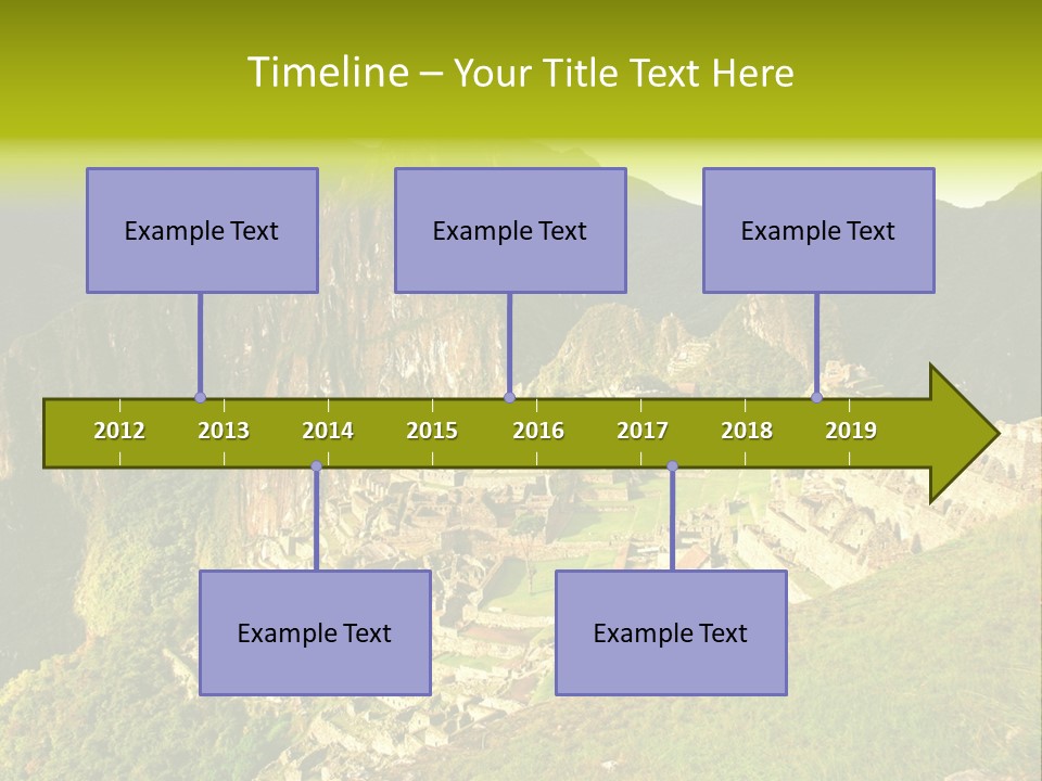 Pichu Andes South America PowerPoint Template