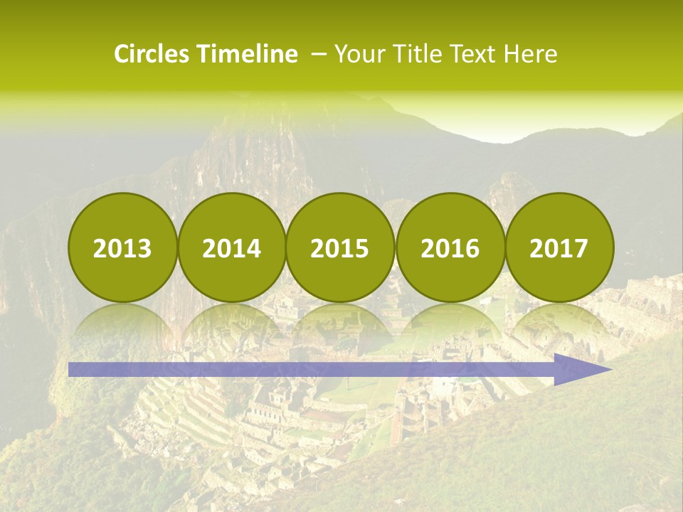 Pichu Andes South America PowerPoint Template