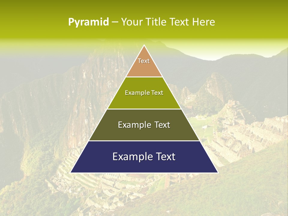 Pichu Andes South America PowerPoint Template