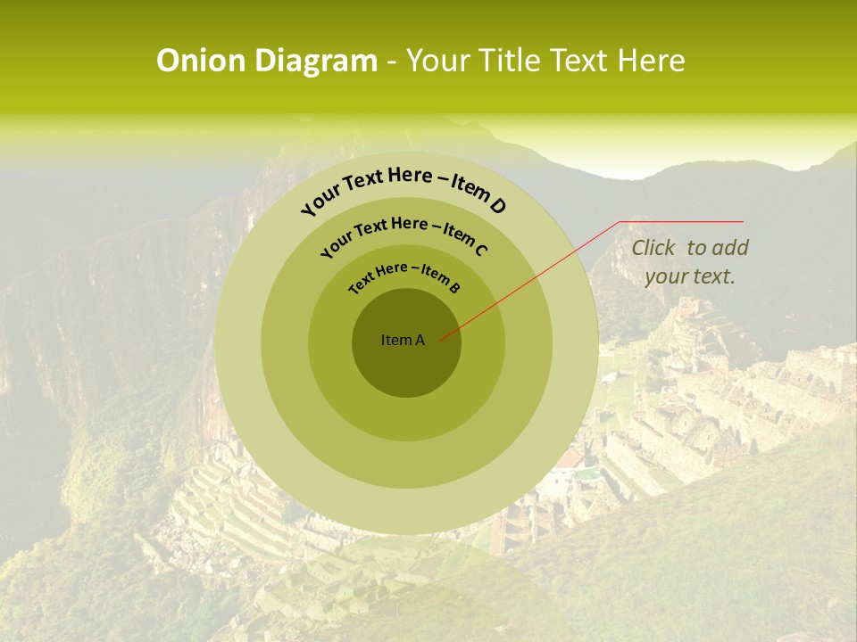 Pichu Andes South America PowerPoint Template