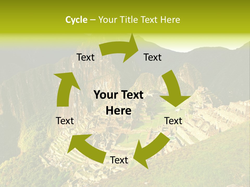 Pichu Andes South America PowerPoint Template