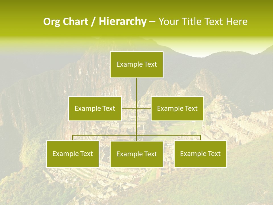Pichu Andes South America PowerPoint Template