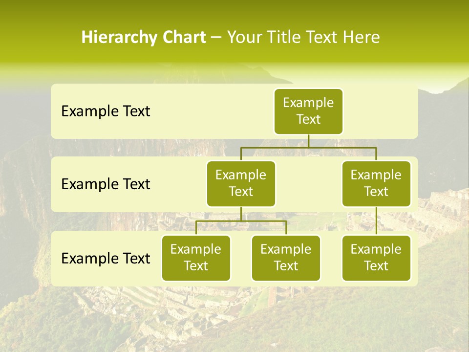 Pichu Andes South America PowerPoint Template
