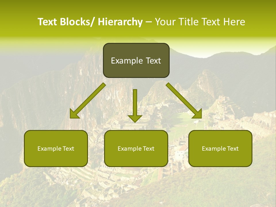 Pichu Andes South America PowerPoint Template