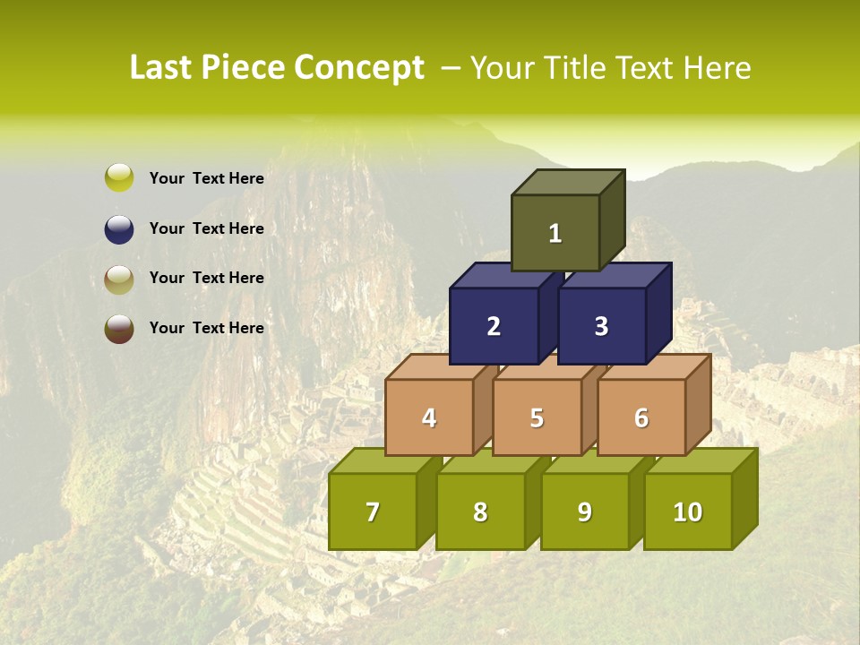 Pichu Andes South America PowerPoint Template