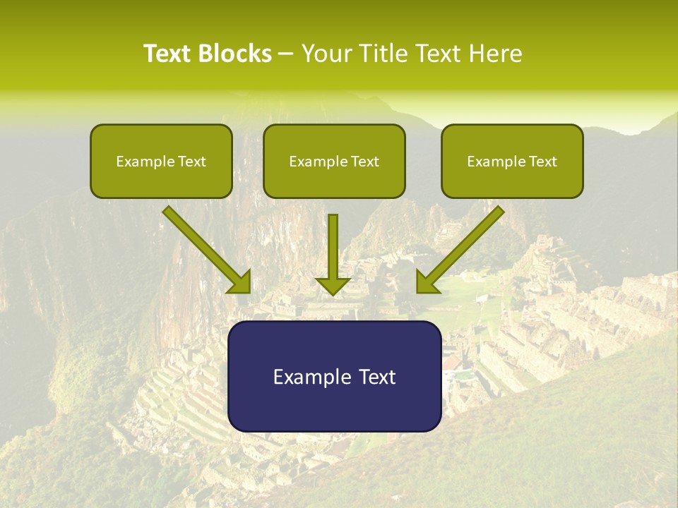 Pichu Andes South America PowerPoint Template