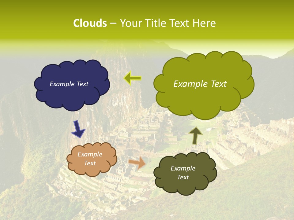 Pichu Andes South America PowerPoint Template