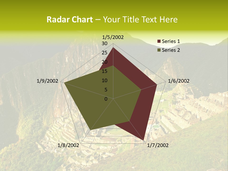 Pichu Andes South America PowerPoint Template