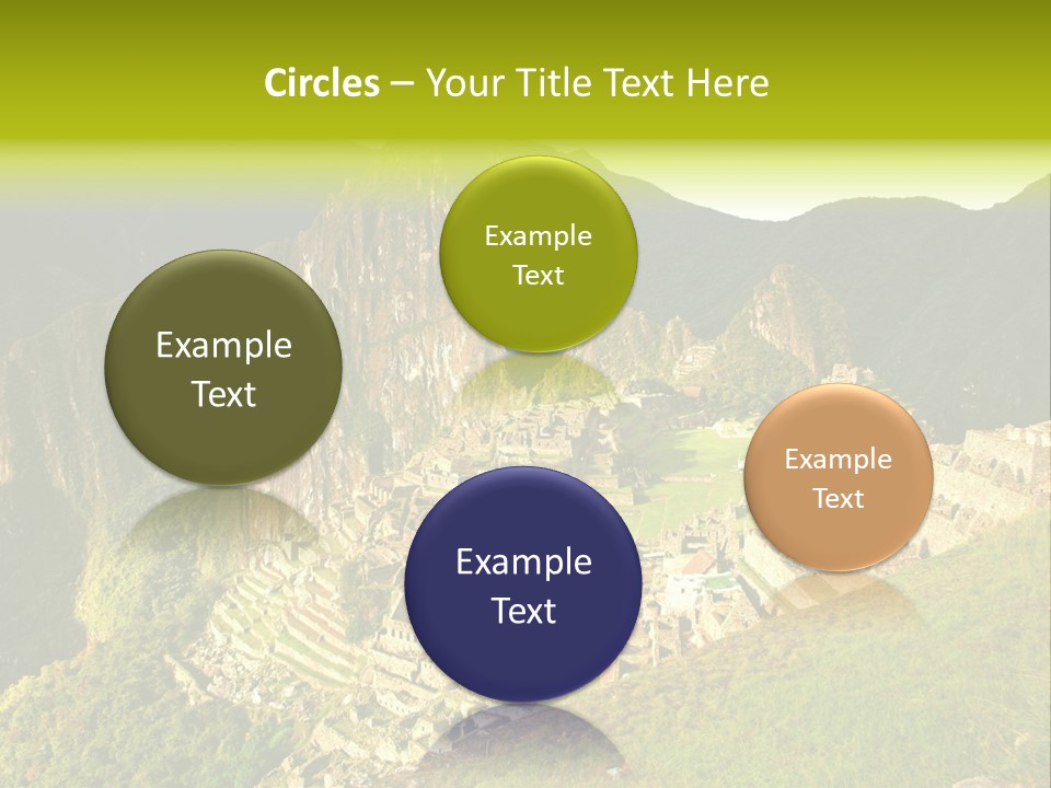 Pichu Andes South America PowerPoint Template