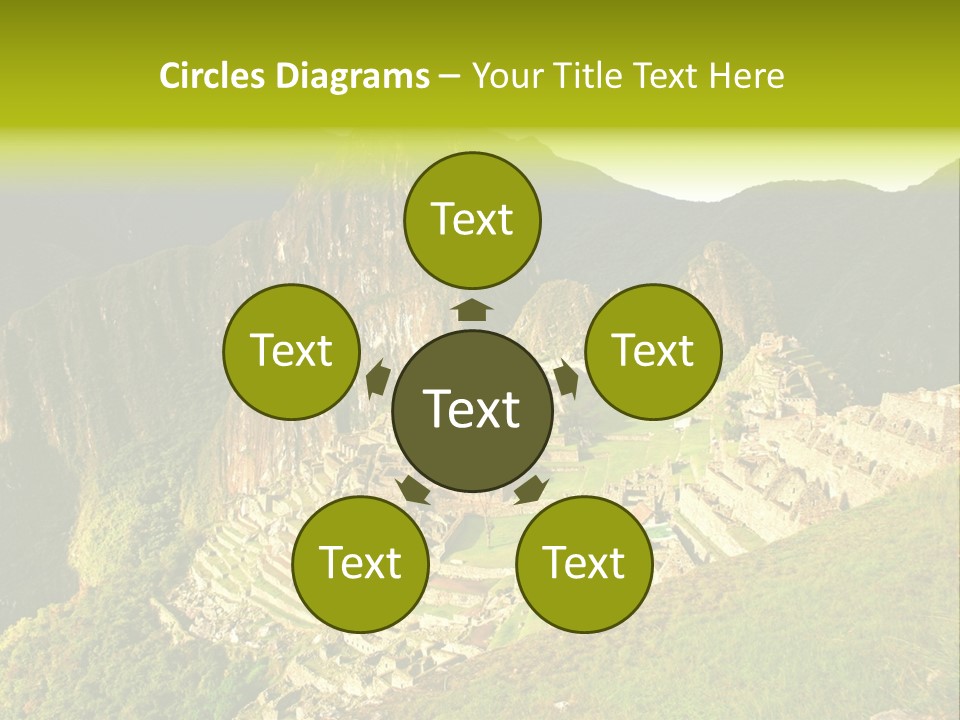 Pichu Andes South America PowerPoint Template