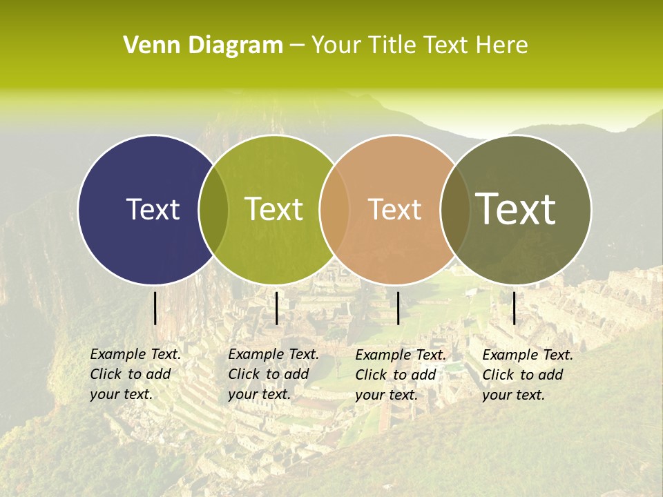 Pichu Andes South America PowerPoint Template