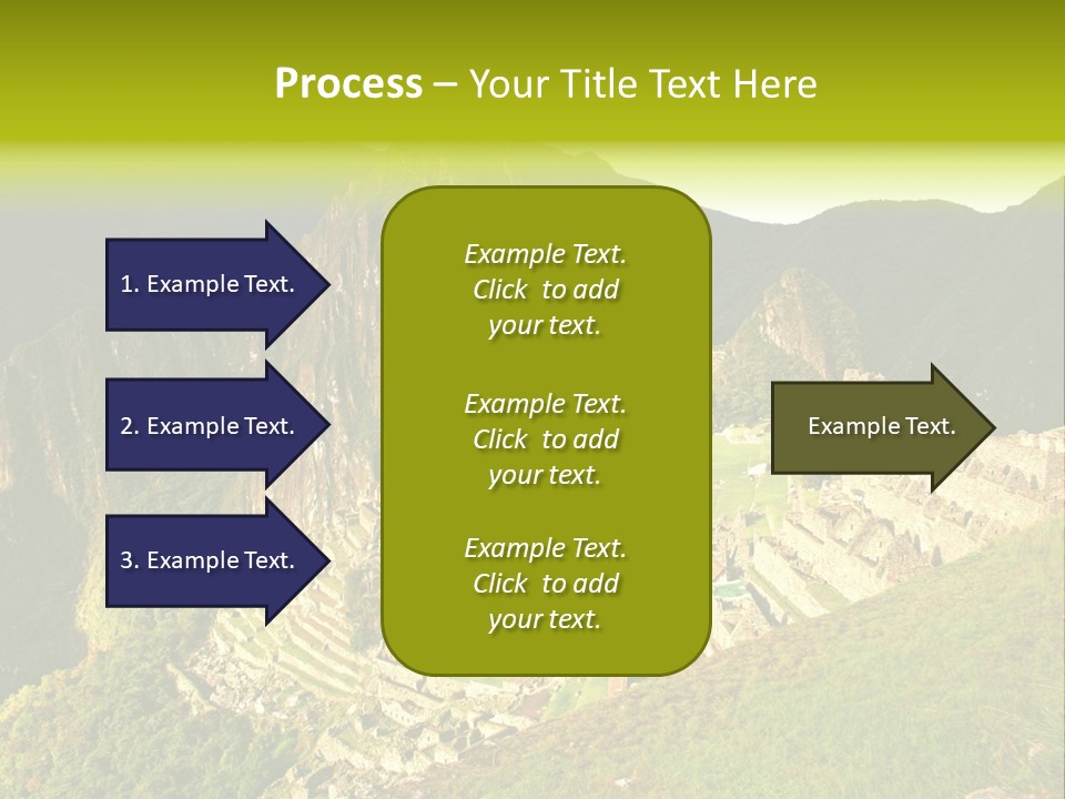 Pichu Andes South America PowerPoint Template