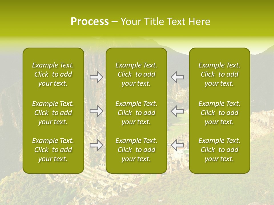 Pichu Andes South America PowerPoint Template