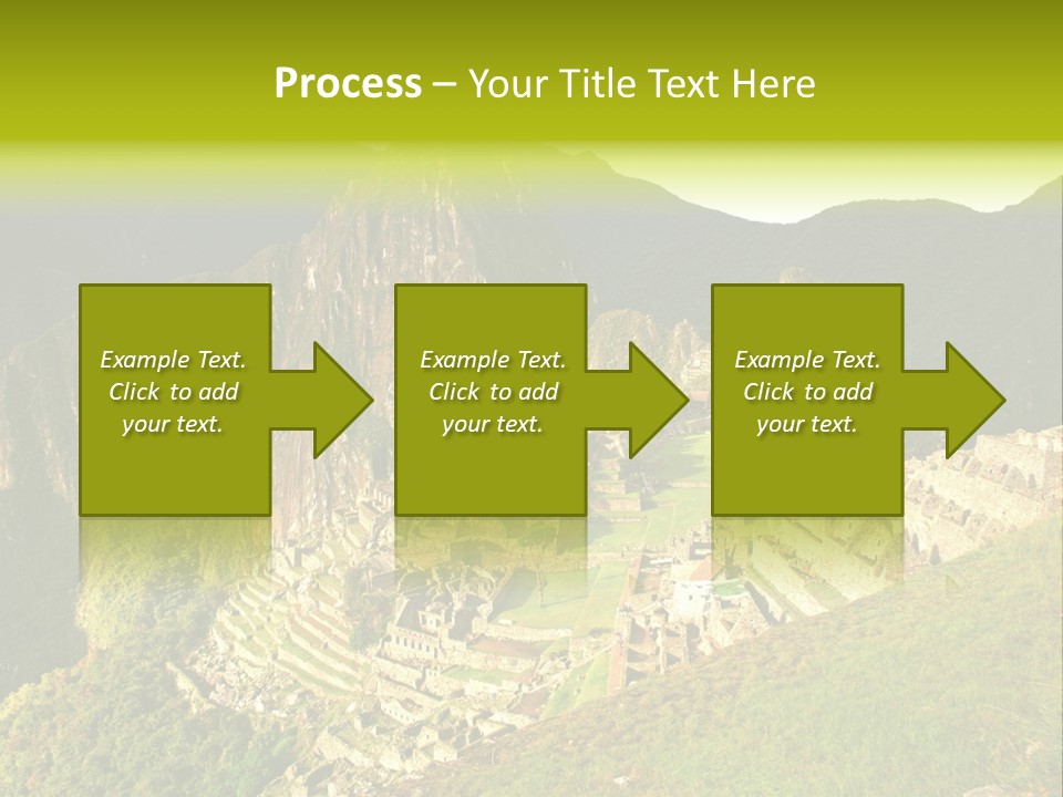 Pichu Andes South America PowerPoint Template