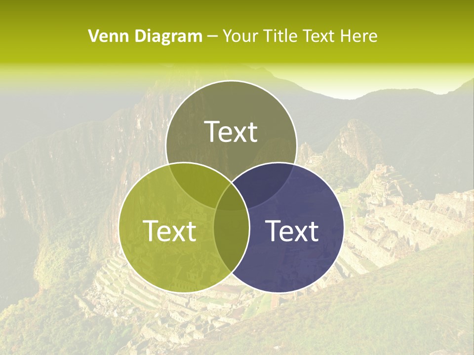 Pichu Andes South America PowerPoint Template