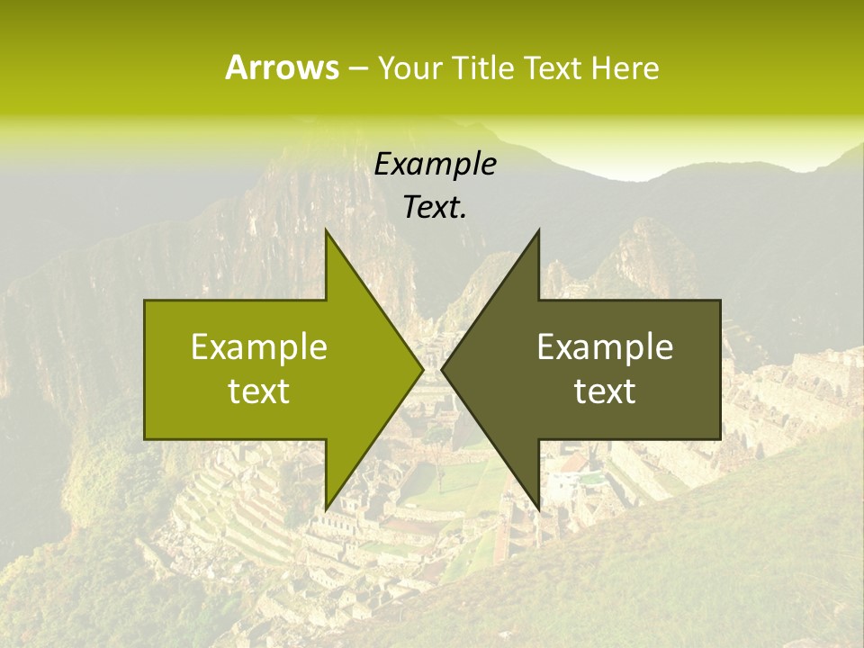 Pichu Andes South America PowerPoint Template