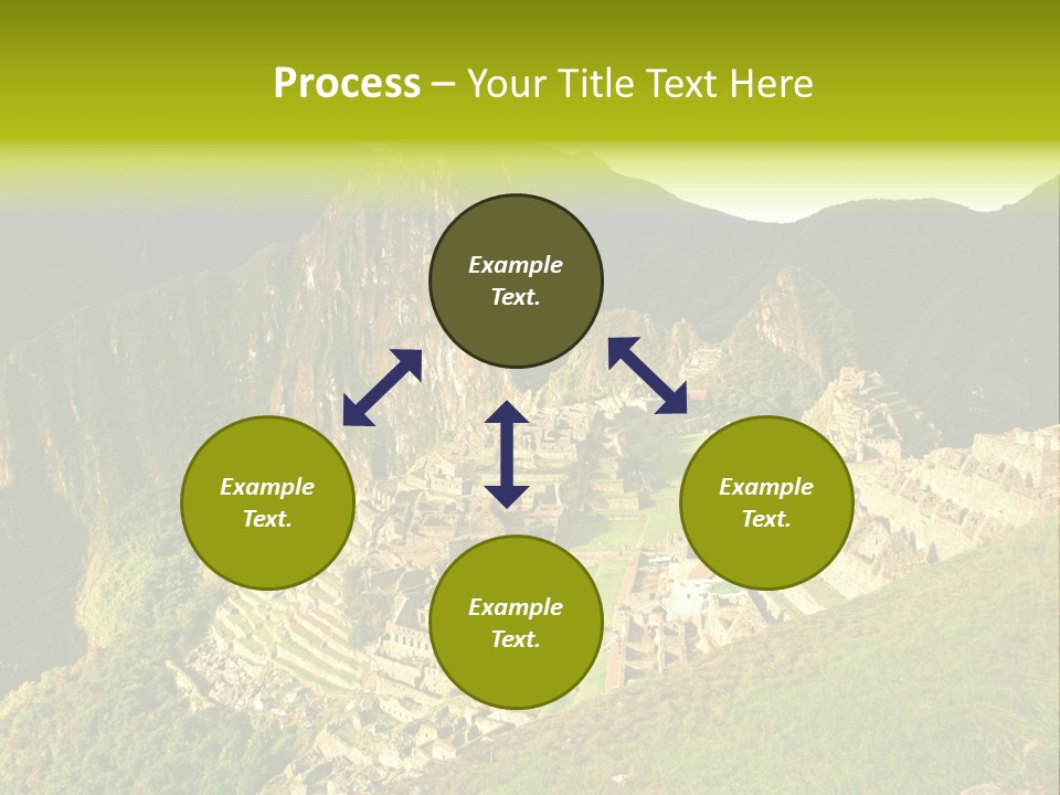 Pichu Andes South America PowerPoint Template