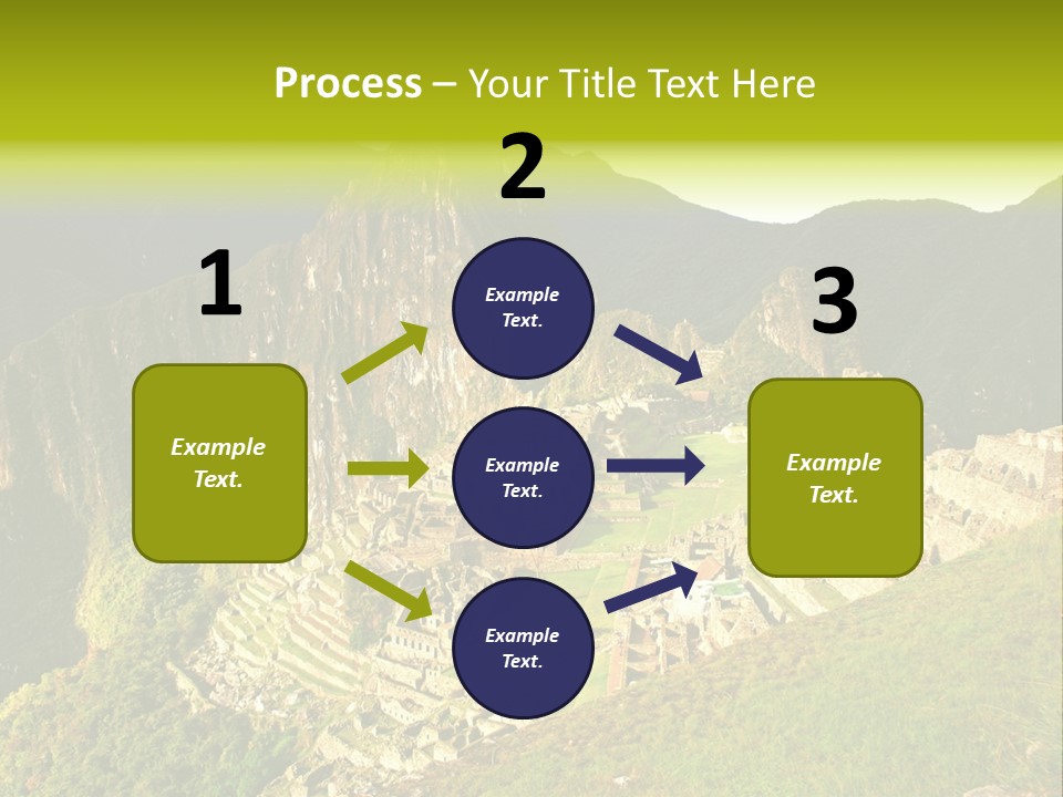 Pichu Andes South America PowerPoint Template