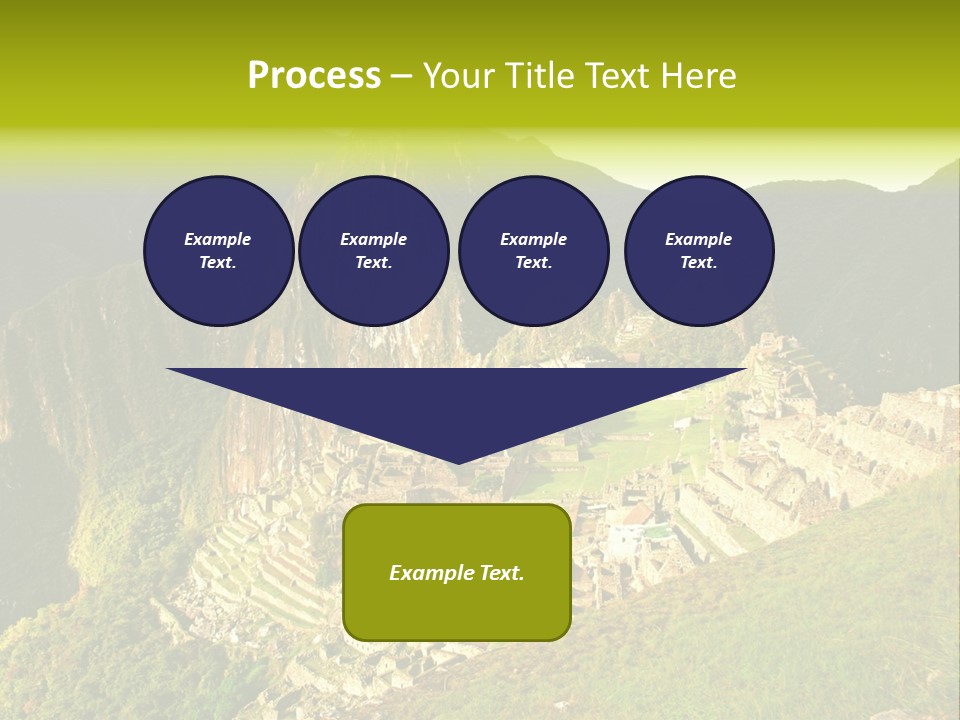 Pichu Andes South America PowerPoint Template