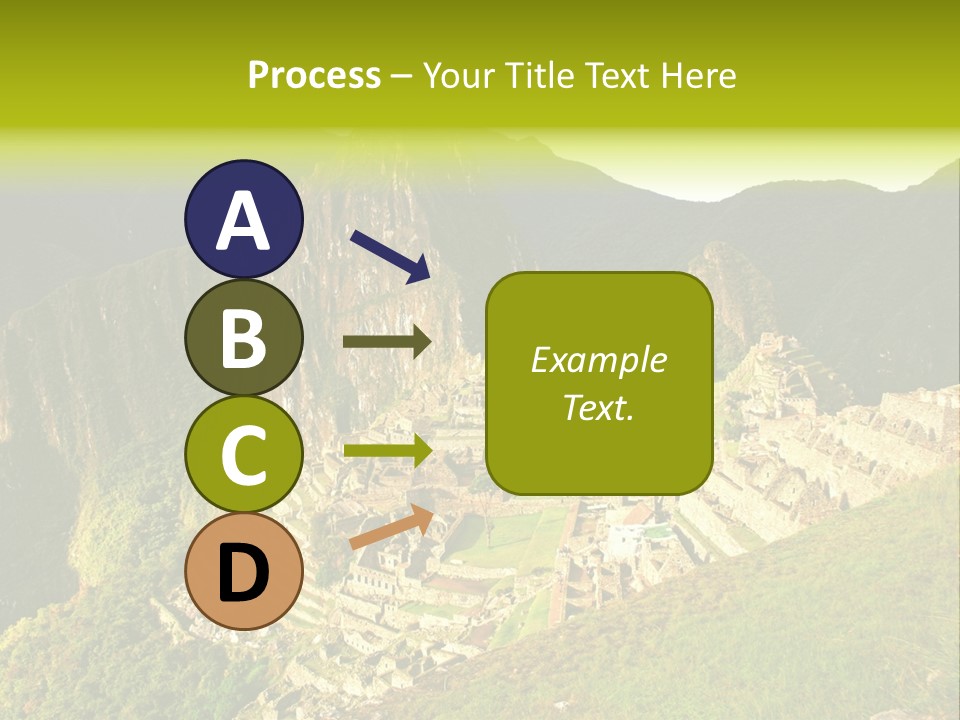Pichu Andes South America PowerPoint Template