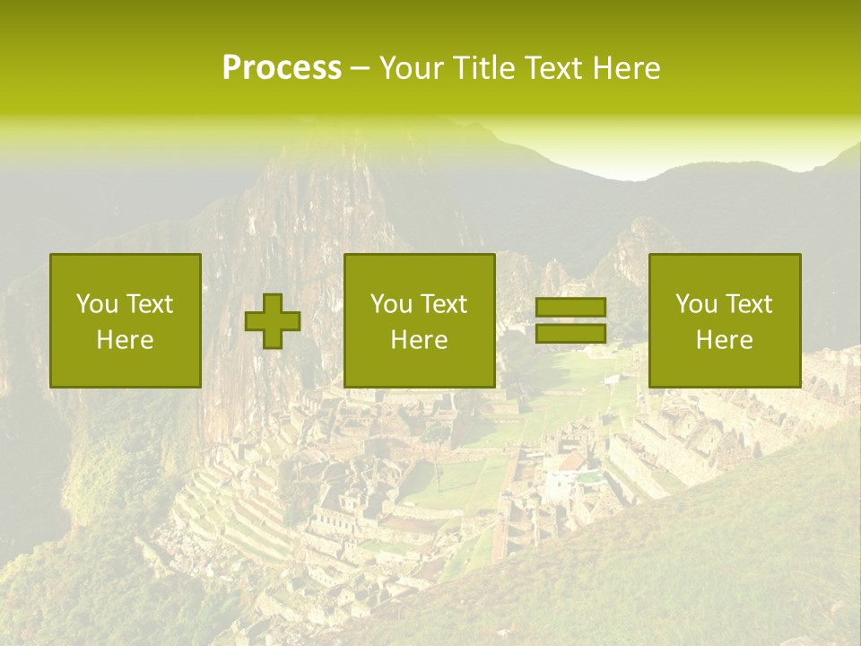 Pichu Andes South America PowerPoint Template