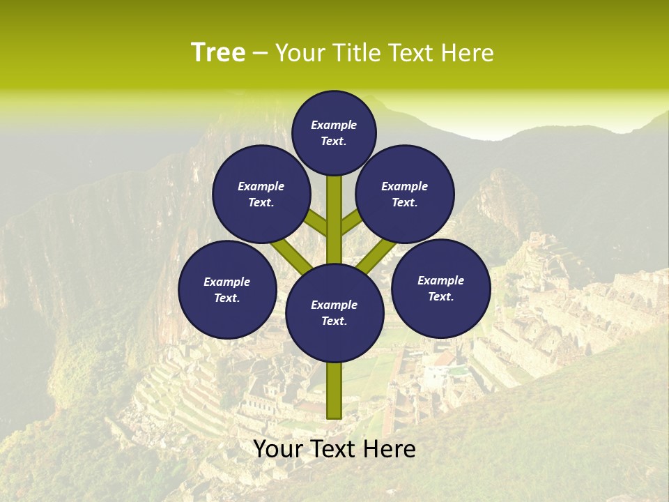 Pichu Andes South America PowerPoint Template