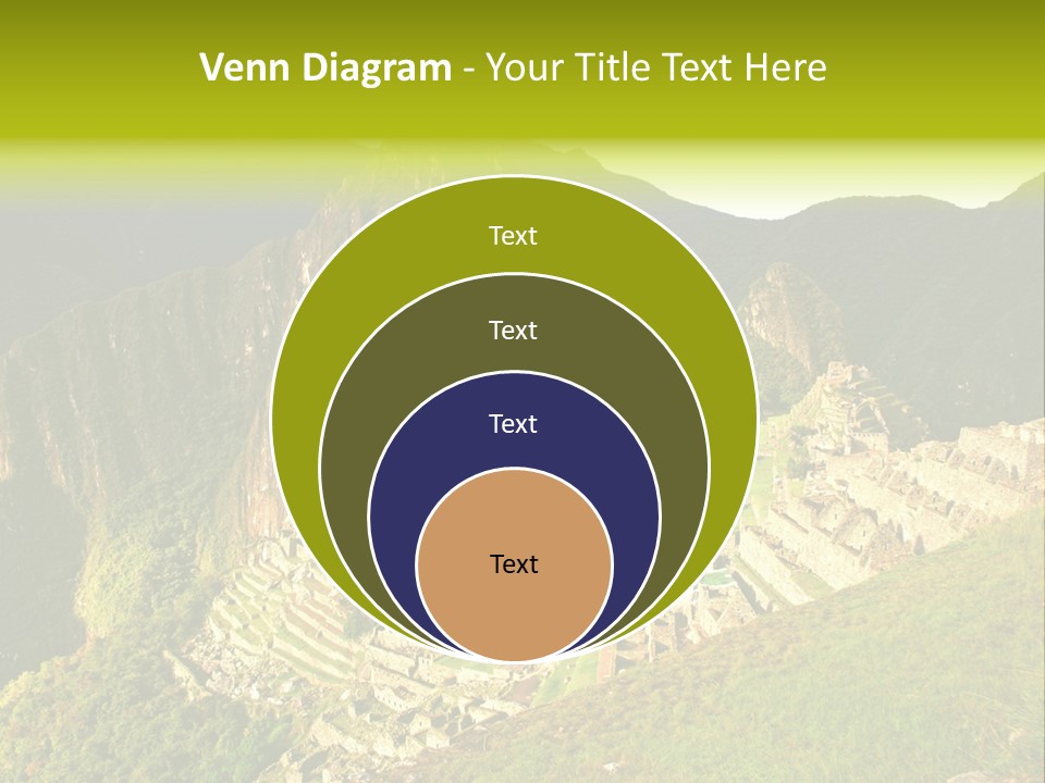 Pichu Andes South America PowerPoint Template