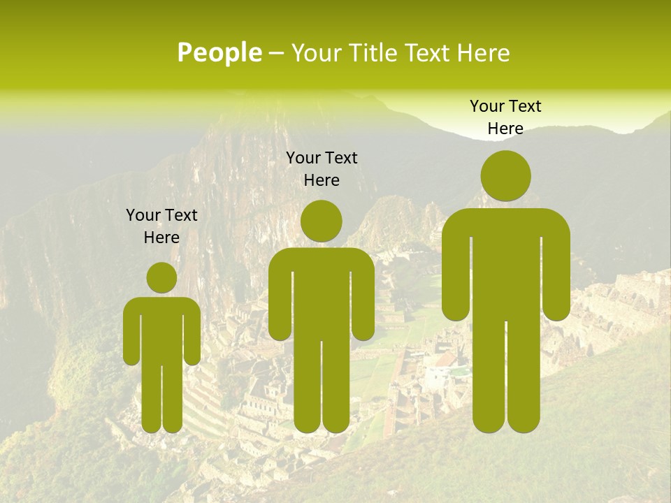 Pichu Andes South America PowerPoint Template