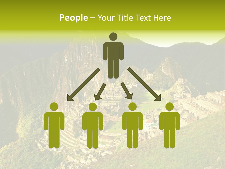 Pichu Andes South America PowerPoint Template