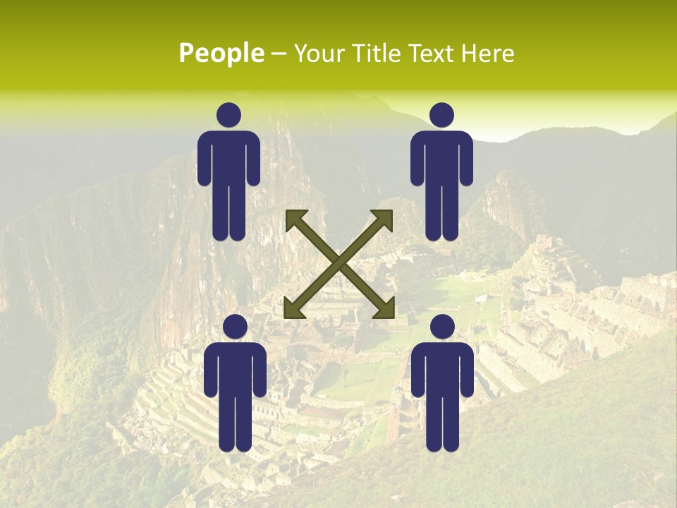 Pichu Andes South America PowerPoint Template