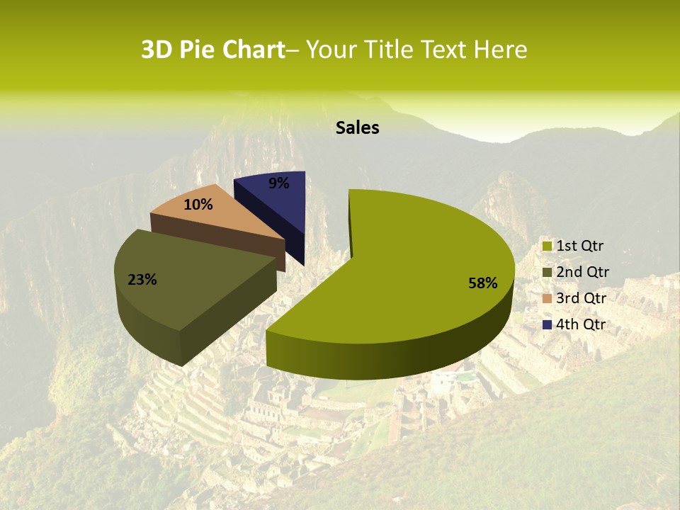 Pichu Andes South America PowerPoint Template