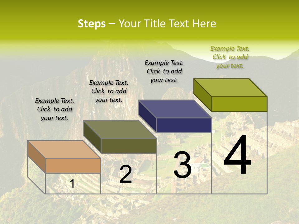 Pichu Andes South America PowerPoint Template