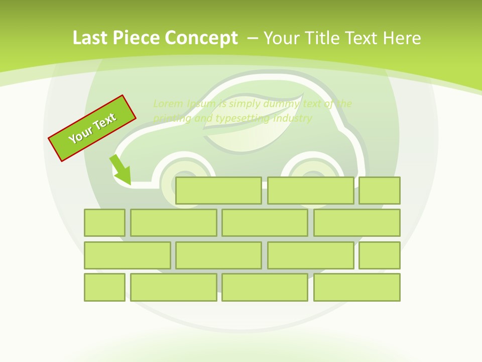 Art Pollute Car PowerPoint Template