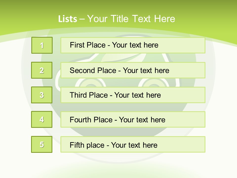 Art Pollute Car PowerPoint Template