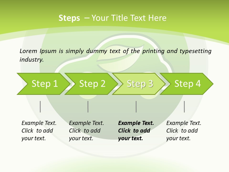 Art Pollute Car PowerPoint Template