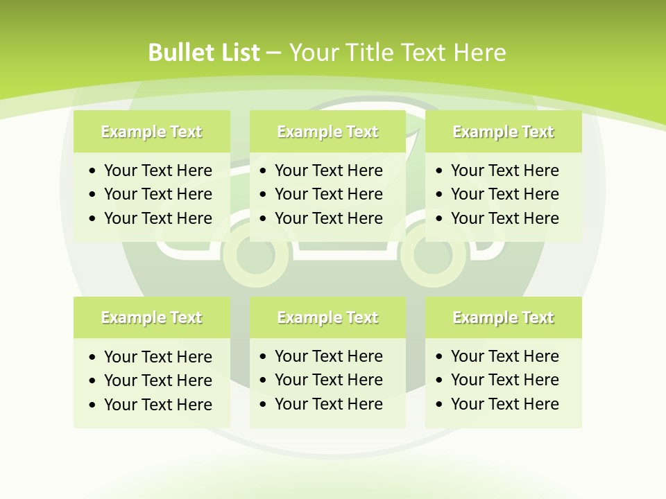 Art Pollute Car PowerPoint Template