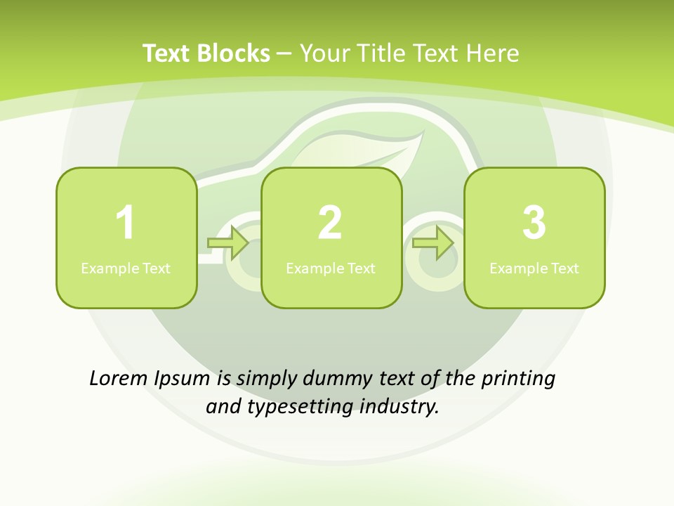 Art Pollute Car PowerPoint Template