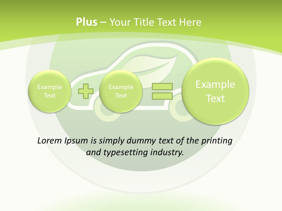 Art Pollute Car PowerPoint Template