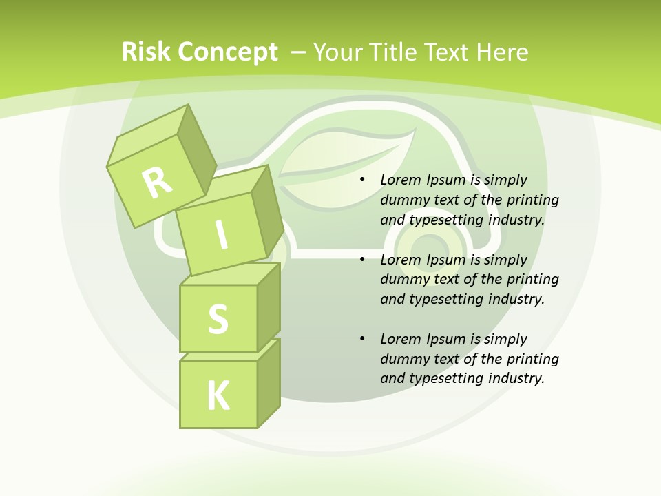 Art Pollute Car PowerPoint Template