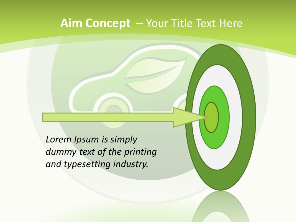 Art Pollute Car PowerPoint Template