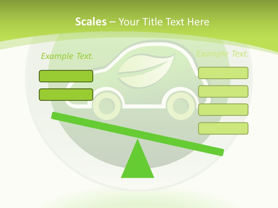 Art Pollute Car PowerPoint Template