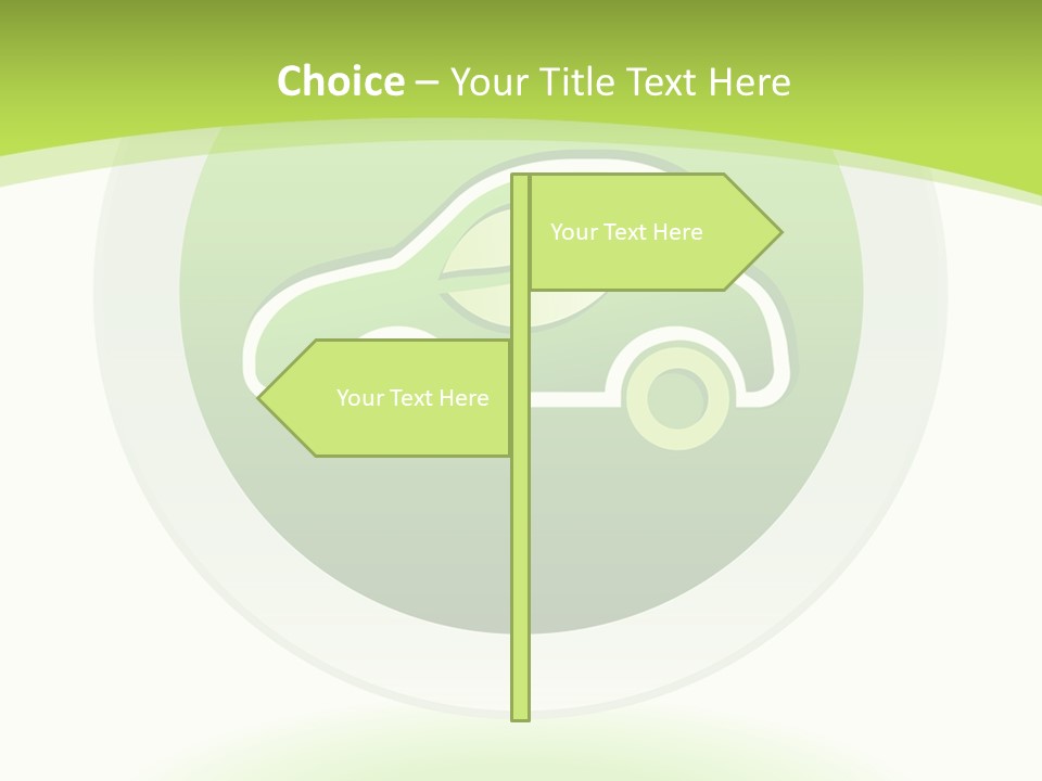 Art Pollute Car PowerPoint Template