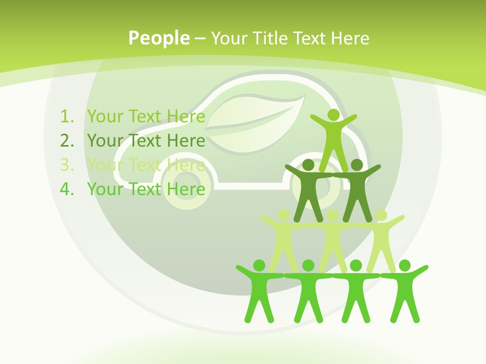 Art Pollute Car PowerPoint Template